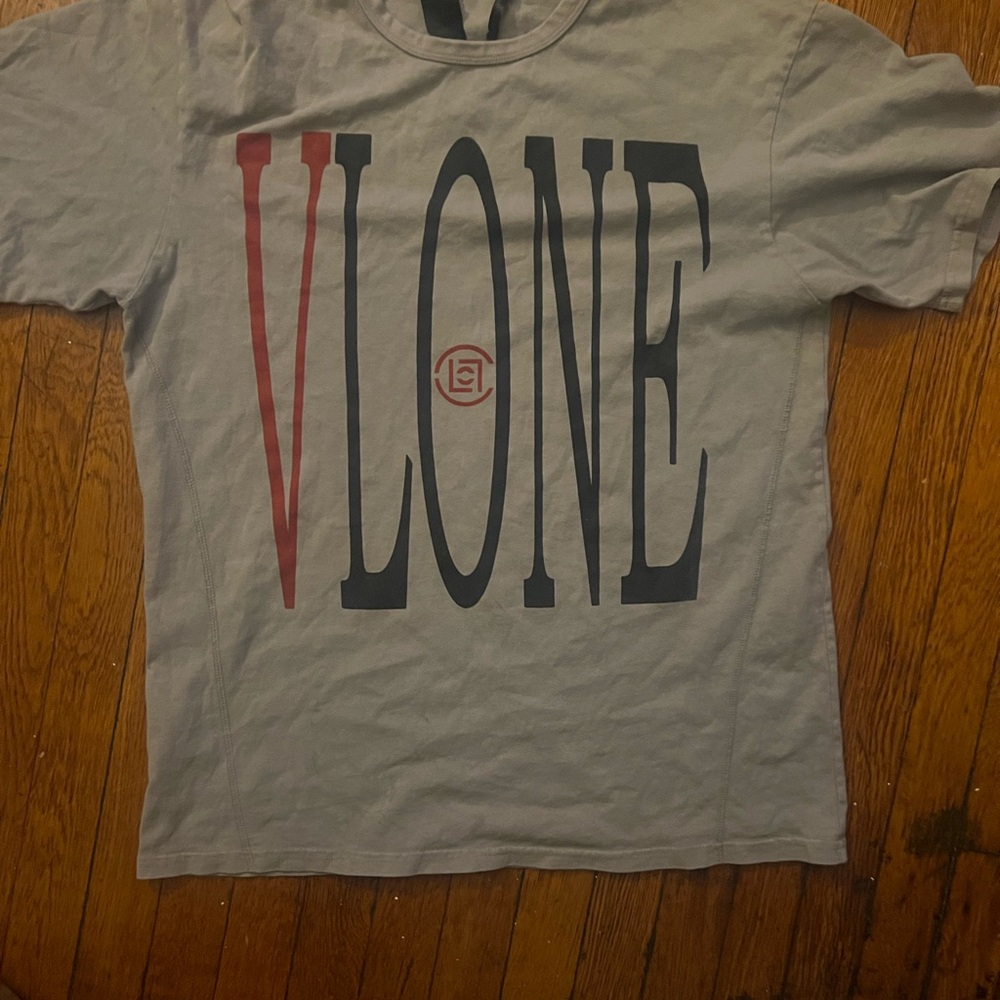 VLONE Kids Graphic T-Shirt - Gray and Red